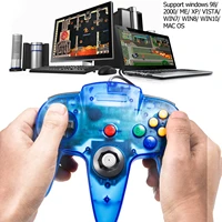 classic n64 usb controller retro n64 bit pc wired usb game pad joystick controller for windows pcmac laptop computer retro pie