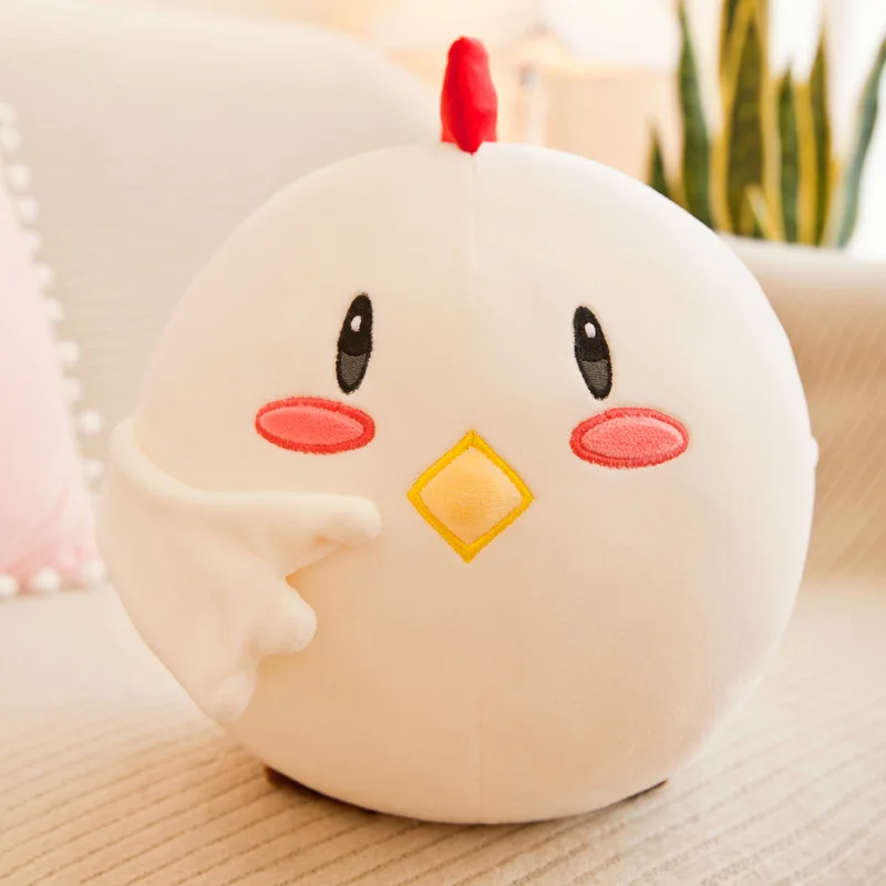 25 50 см новые белые курица плюшевая игрушка Животные милый мягкий плюшевый