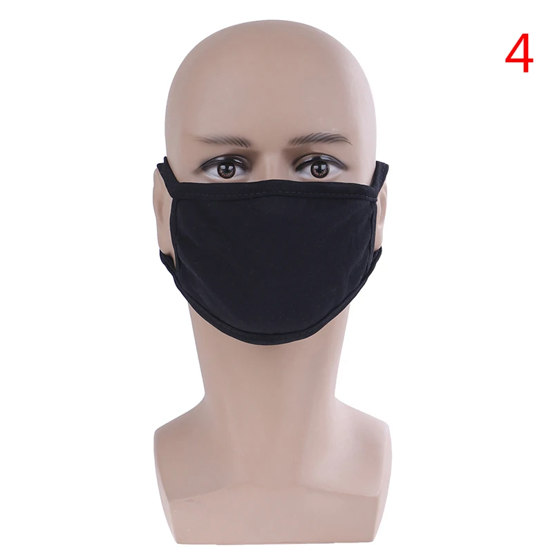 style 4 1 шт., милая мультяшная маска для лица и рта, маска для смайликов Kpop, маски для женщин и мужчин, черный, белый цвет, противопылевая хлопковая маска для рта - Цвет: style 4