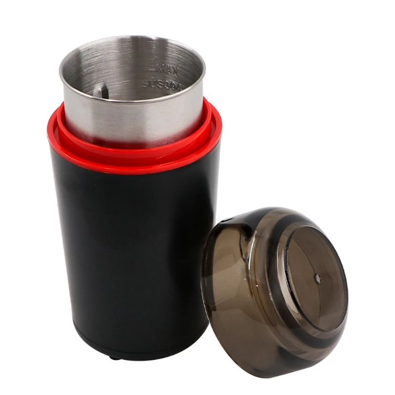Billig Auto Kaffee Bean Mahlen Mühle W/ Grinder Schüssel EU Stecker Kapazität 5 Tassen Ideal Für Espresso Hand Gebraut Kaffee Gewürz Kraut