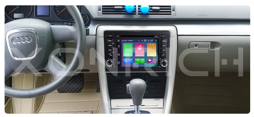 " ips DSP 2 din Android 9 gps Авторадио Мультимедиа для Audi A4 B8 B6 B7 S4 B7 B6 RS4 B7 SEAT Exeo Навигация dvd плеер 4G 64G