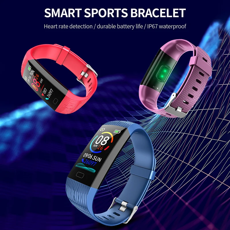 Практичные Смарт-часы спортивный фитнес-Браслет Водонепроницаемый IP67 Bluetooth