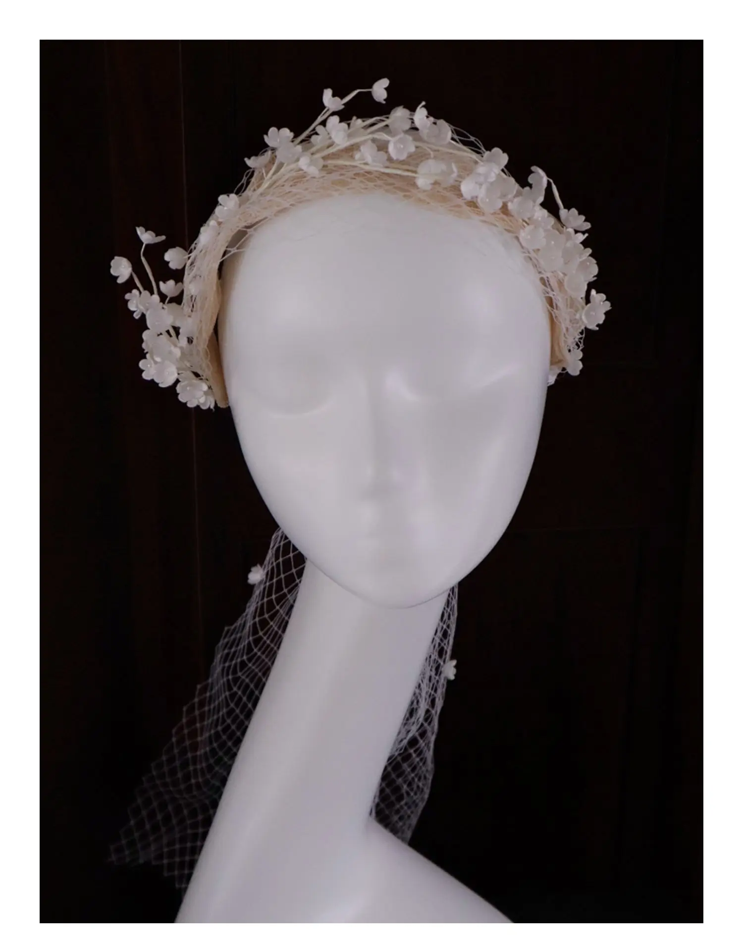 

Original Design Flower veil headbands Bridal Hair Band Fairy hair Ornament Wedding Hair Accessories