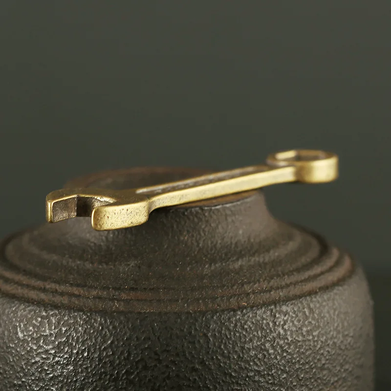 Мини двойная комбинация из чистой меди шестигранный ключ брелок подвеска