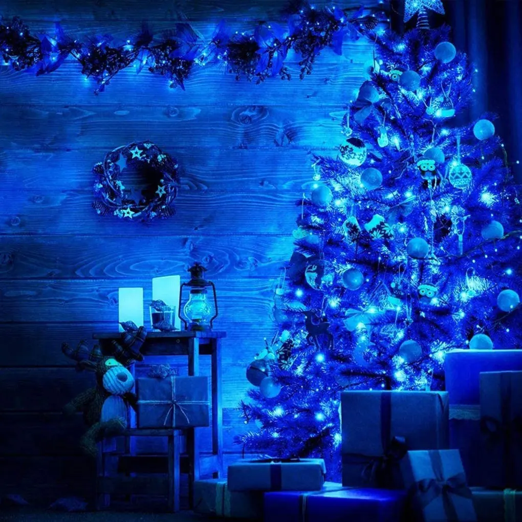 

1pc Waterproof LED Light String Home Office Decorative Remote Control Timer Lamp String Holiday Fairy Wedding Party Decoration