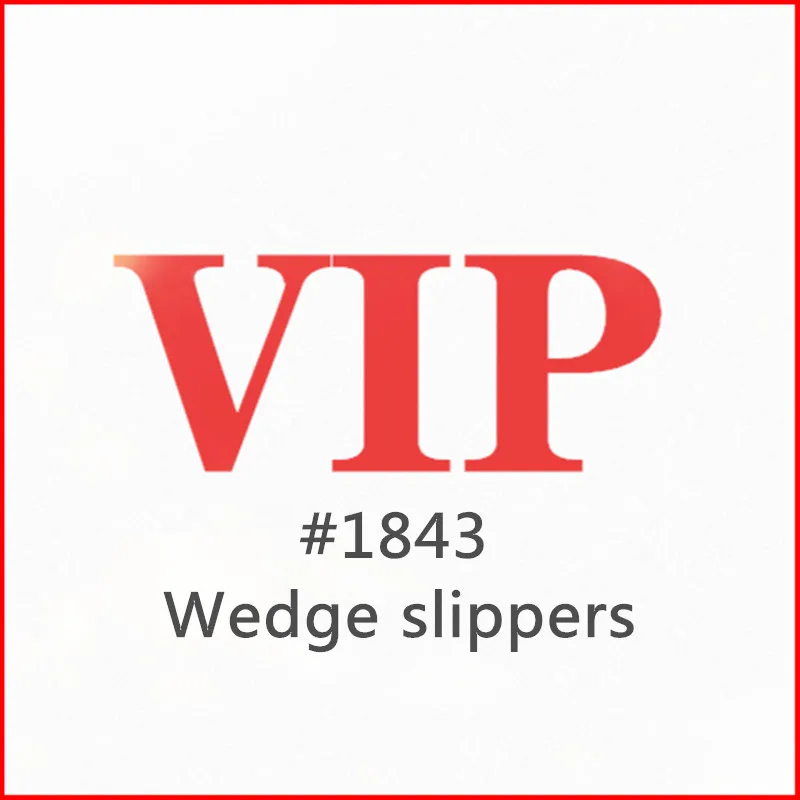 

1843 Fashion wedge slippers