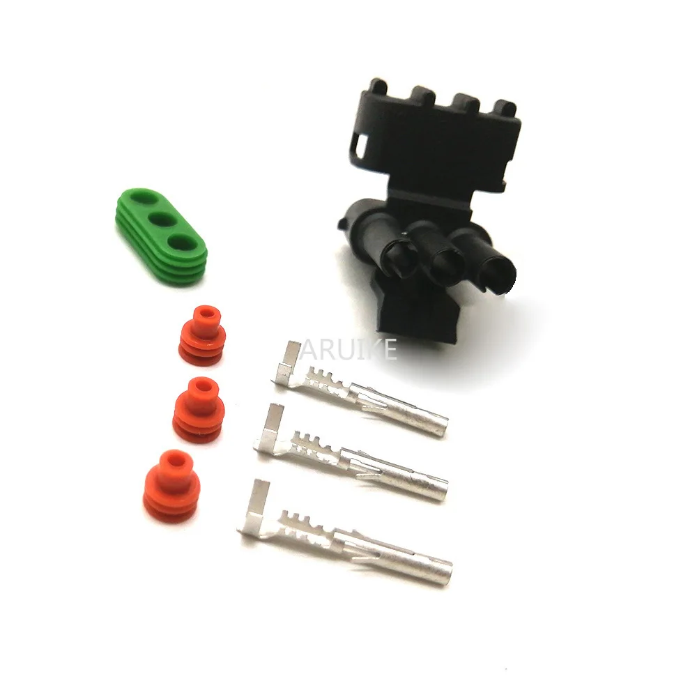 5 комплектов 3P водонепроницаемый электрический разъем для Weatherpack автомобильный