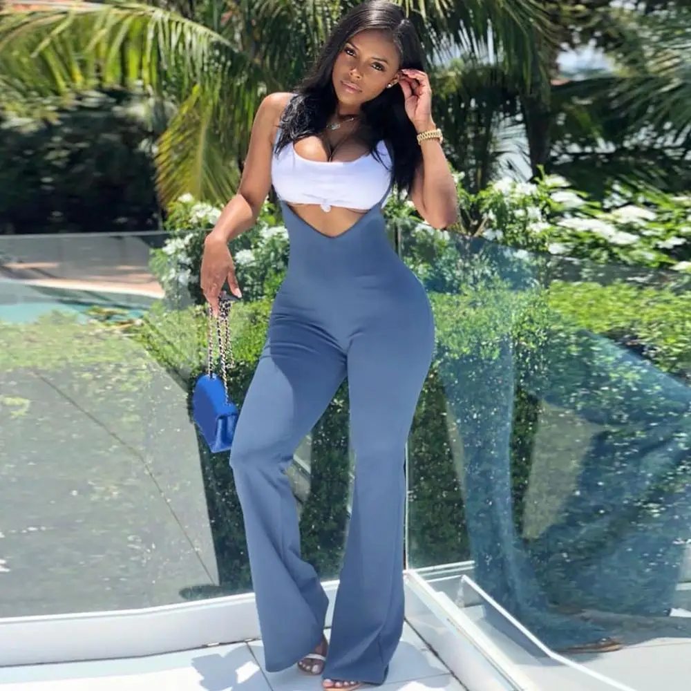 Новинка женские Клубные штаны Летний комбинезон облегающий вечерние