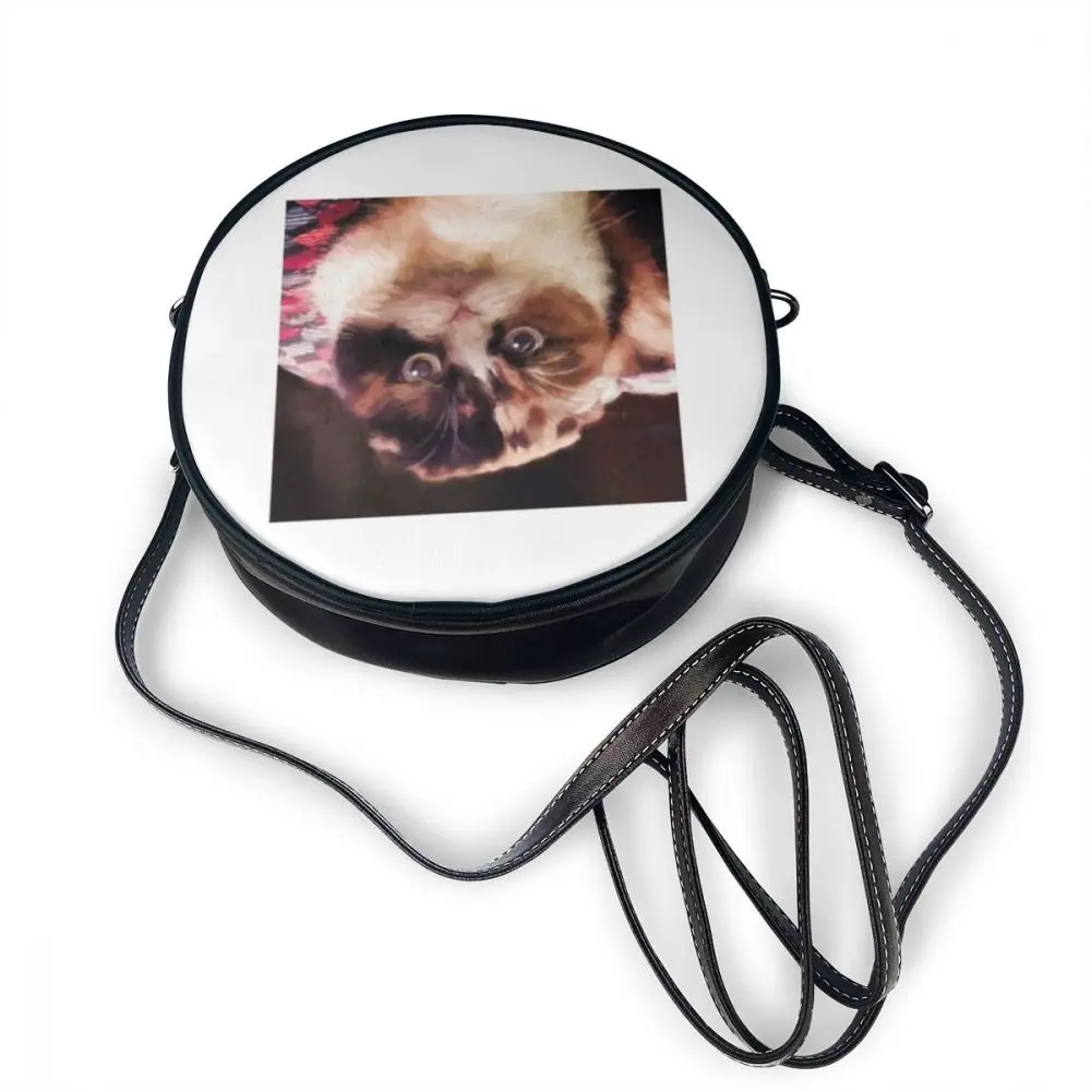 Шотландская складная сумка через плечо с кошкой шотландская кожаная женская