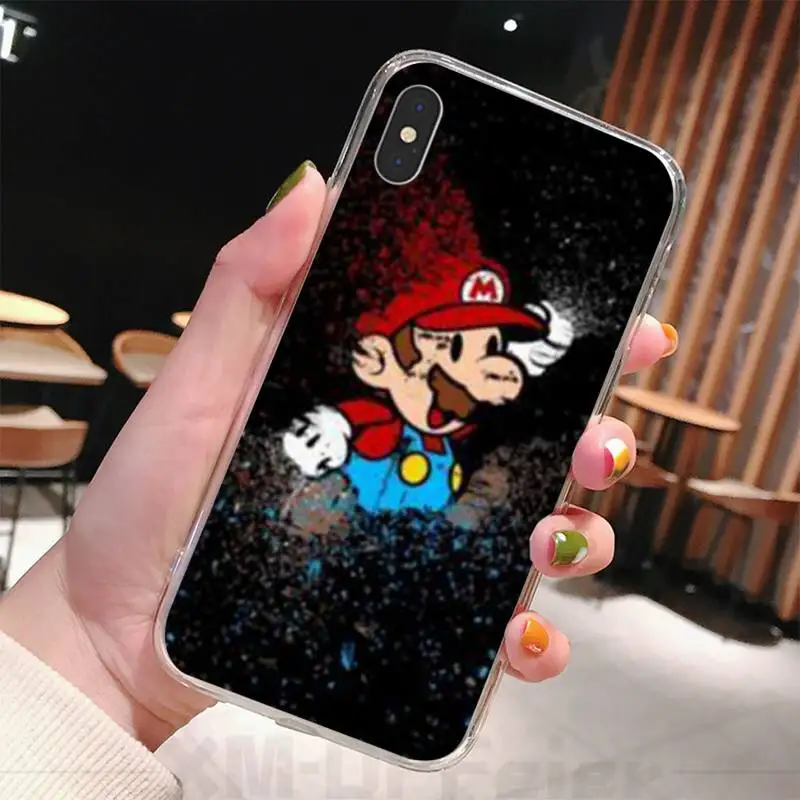 Ivits Miner Mario TPU мягкий чехол для телефона iphone 6 6s plus 7 8 X XS XR MAX 11 pro Pro Max | Мобильные