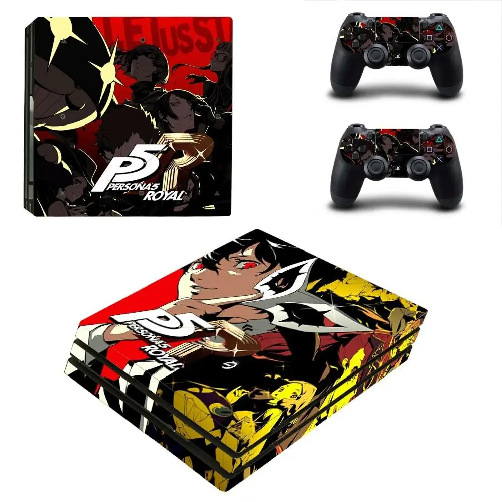 Persona 5 PS4 Pro Стикеры s Play station 4 кожи Наклейки Обложка для Игровые приставки консоли и