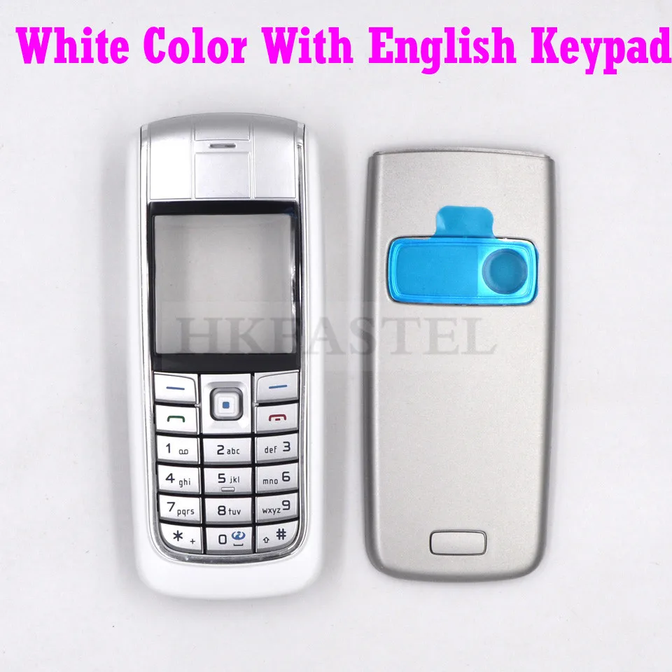 HKFASTEL, корпус, клавиатура для Nokia 6020, передняя рамка для ЖК-дисплея, задняя крышка, чехол для батареи, китайский/русский/иврит, клавиатура