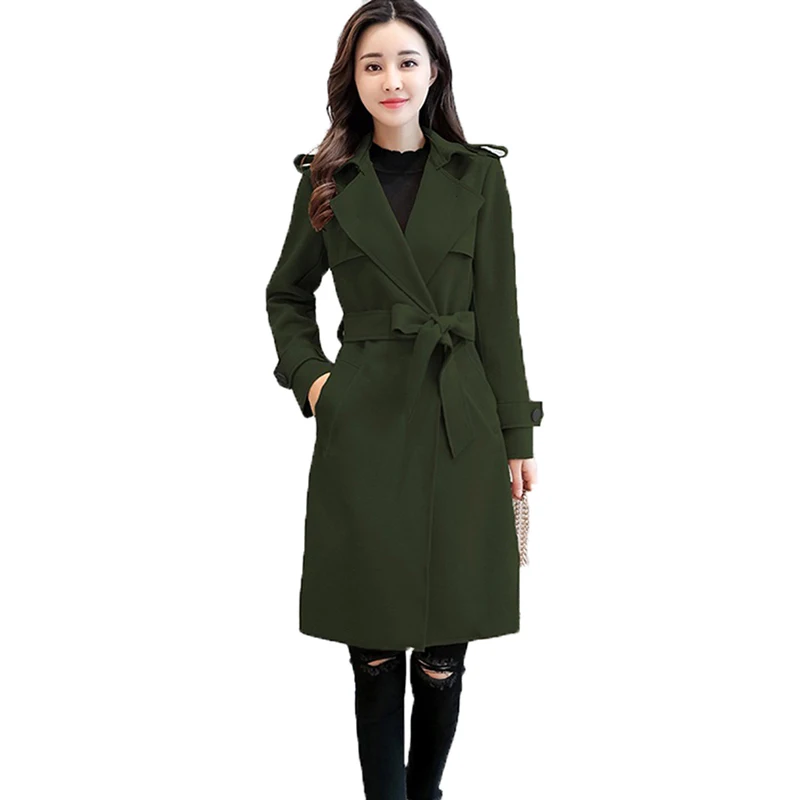 Женская ветровка новинка 2019 Женский тренчкот на весну и осень свободное