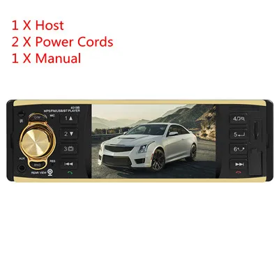 C 1 Din Bluetooth автомобильное радио авторадио радио Coche автомобильный стерео MP5 плеер 4,1 дюймов авто радио AUX USB FM радио головное устройство - Color: C