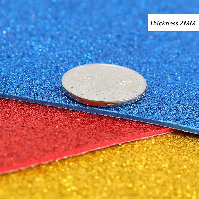 10 шт. губчатая бумага формата А4 блестящие золотые листы из пенопласта ручной