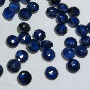 Natural Sapphire Loose Gemstone for Jewelry Making,2.5mmX2.5mm Round Cut,bright and Clean DYI Mian Stone
