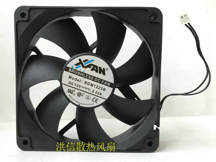 Оригинальный вентилятор охлаждения шасси 12025 rdm1225b DC12V 0.23a 120*25 мм|Кулеры и системы