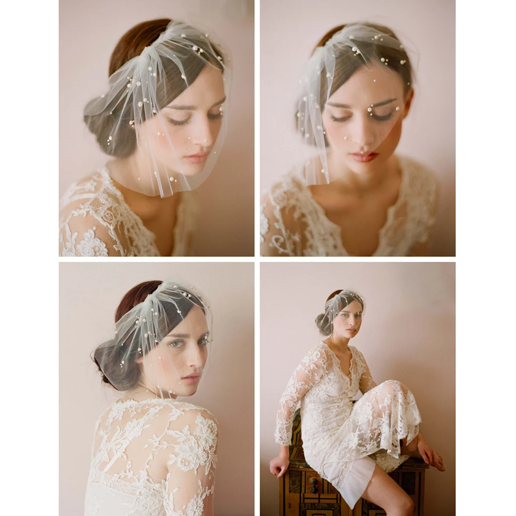 

Wedding Bridal Birdcage Face Veil Fascinator Evening Party Veils With Comb