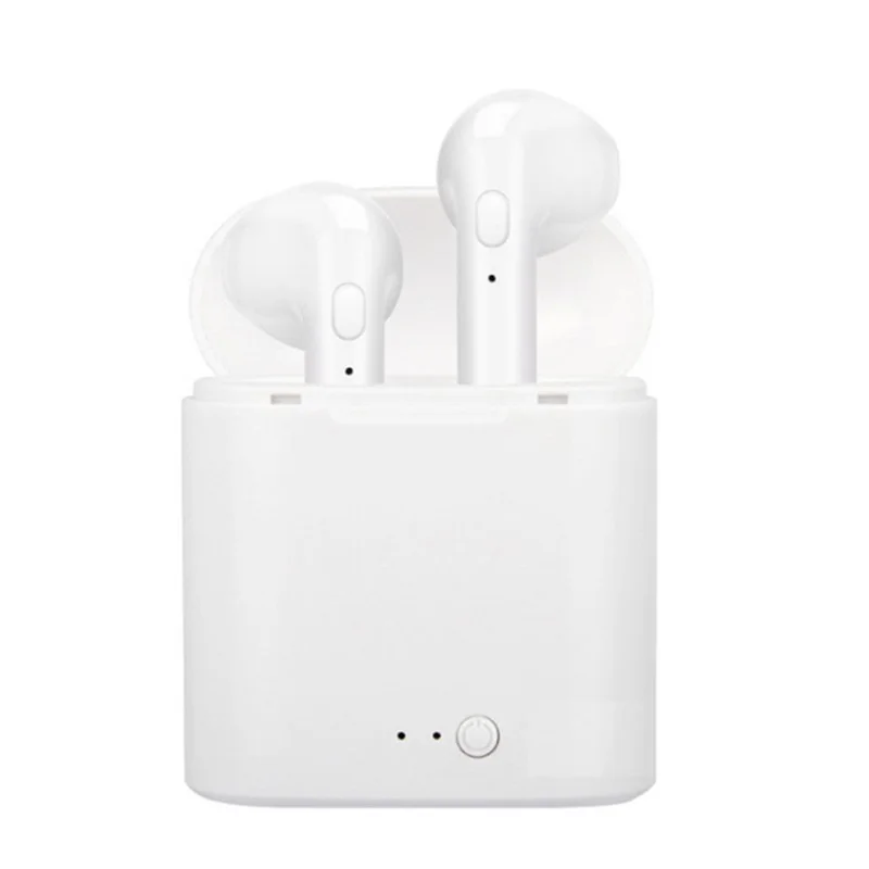 White Box Беспроводные наушники качество звука в ухо гарнитура беспроводные Bluetooth наушники зарядная коробка для Iphone Xiaomi Redmi huawei - Цвет: White Box