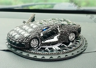 

Car decoration ornaments, car seat perfume odor removal car interior diamond-encrusted crystal female ornament ornaments