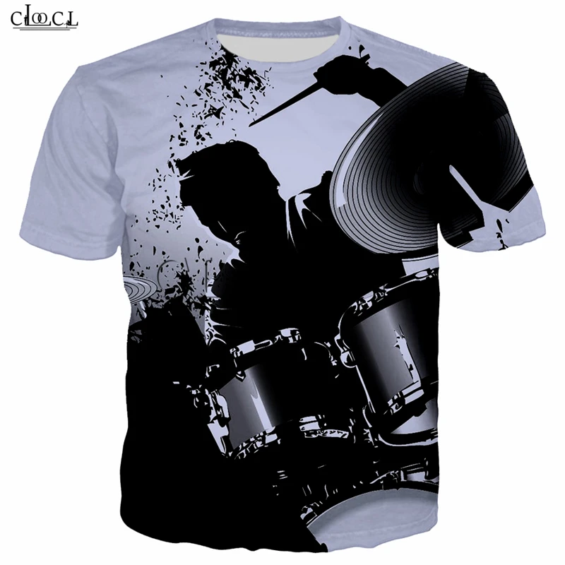 Набор футболок в стиле хип хоп с бас барабаном забавная футболка 3D принтом