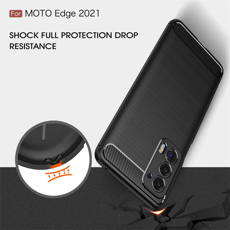 Case For Motoroal Moto Edge 2021 Cover For Moto Edge 2021 Cover Soft Shockproof Bumper Full TPU For Fundas Moto Edge 2021 Case