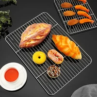 stainless steel non stick wire baking cooling rack cake biscuit toast shelf food tray barbecue holder for kitchen accessories
