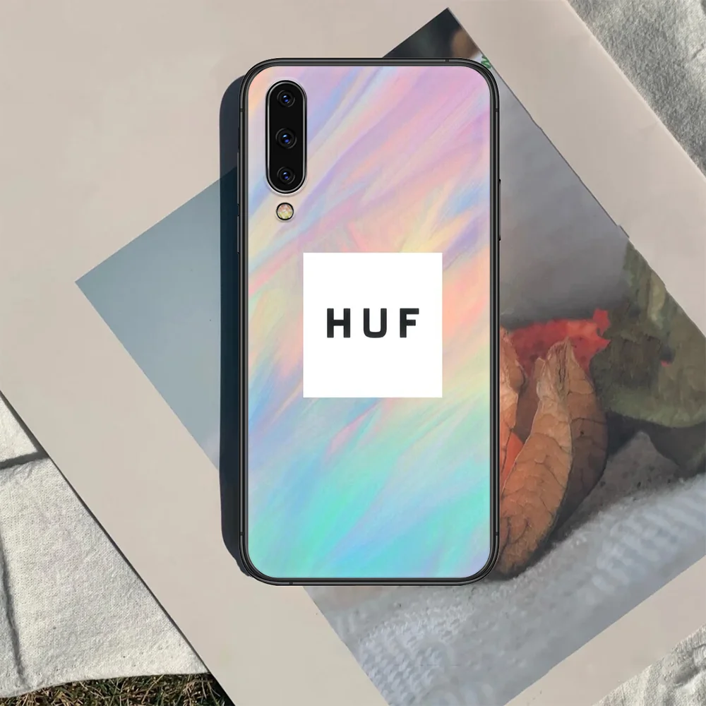

Fashion Trend Brand HUF Phone Case Cover For Samsung Galaxy A10 A11 A20 E A21 A30 A40 A41 A50 A51 A70 A71 A81 S 4G 5G black Etui