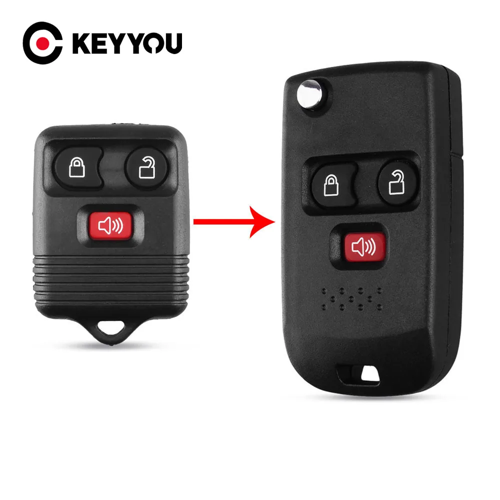 Ключ для автомобиля KEYYOU модифицированный Ford Escape Exursion Explorer Mercury Key Edge Flex Expedition Focus