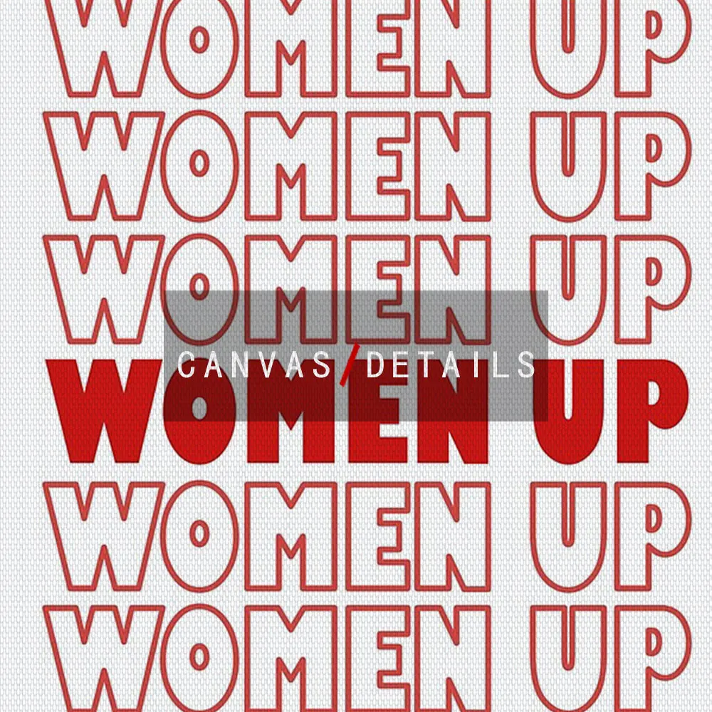 Плакат девушки Power Женская Художественная печать Минималистичная GRL PWR холст