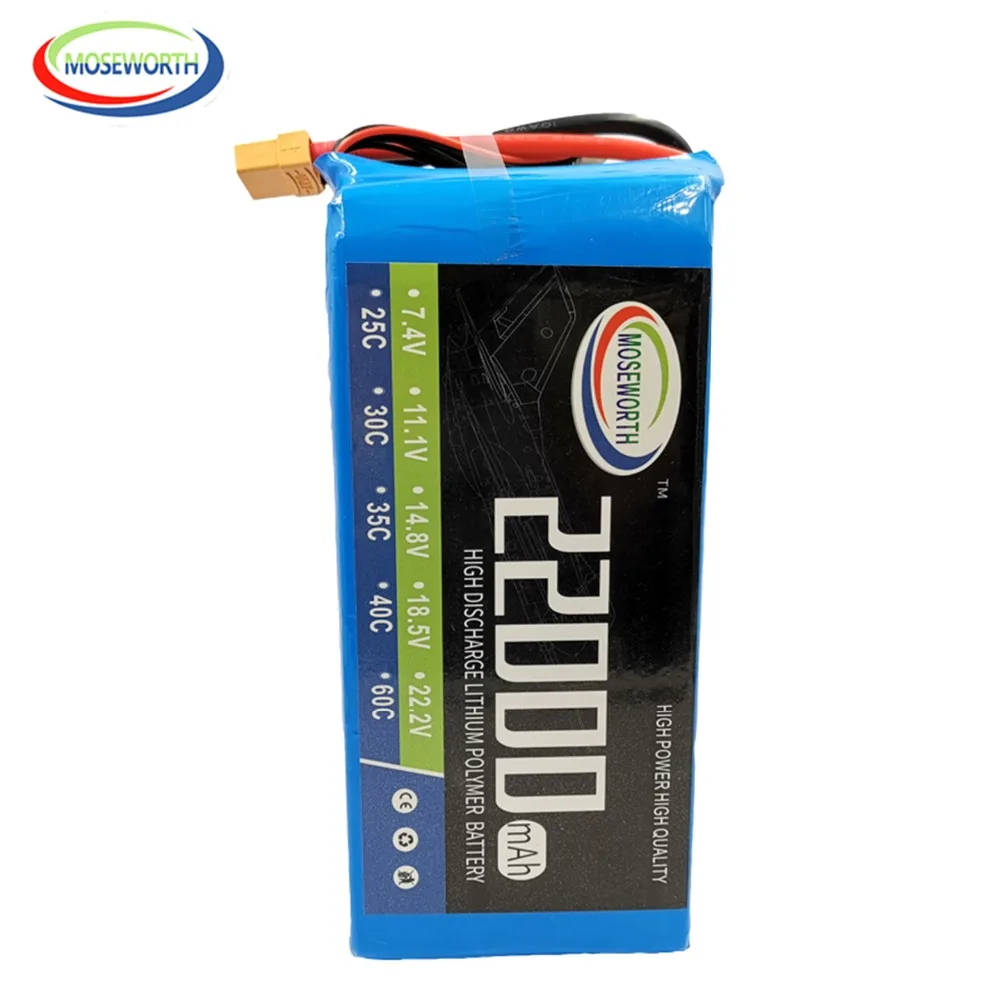 Новые батареи 6S 22,2 V 22000mAh 25C RC LiPo батарея для RC Дрон Вертолет Самолет лодка автомобиль RC модель 6S Литий-Полимерный Аккумулятор AKKU