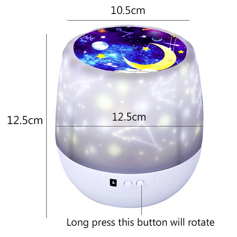 

LED Starry Sky Projector Light Starry Dream Projection Lamp for Home Bedroom XR-Hot