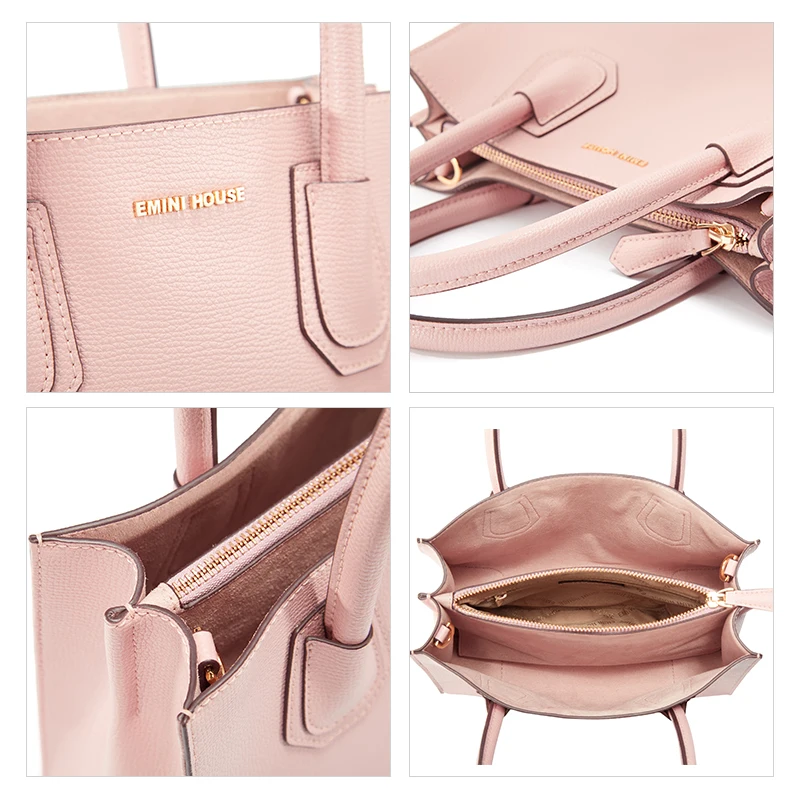 EMINI HOUSE сумка-тоут из спилка роскошные сумки женские дизайнерские кожаные сумка