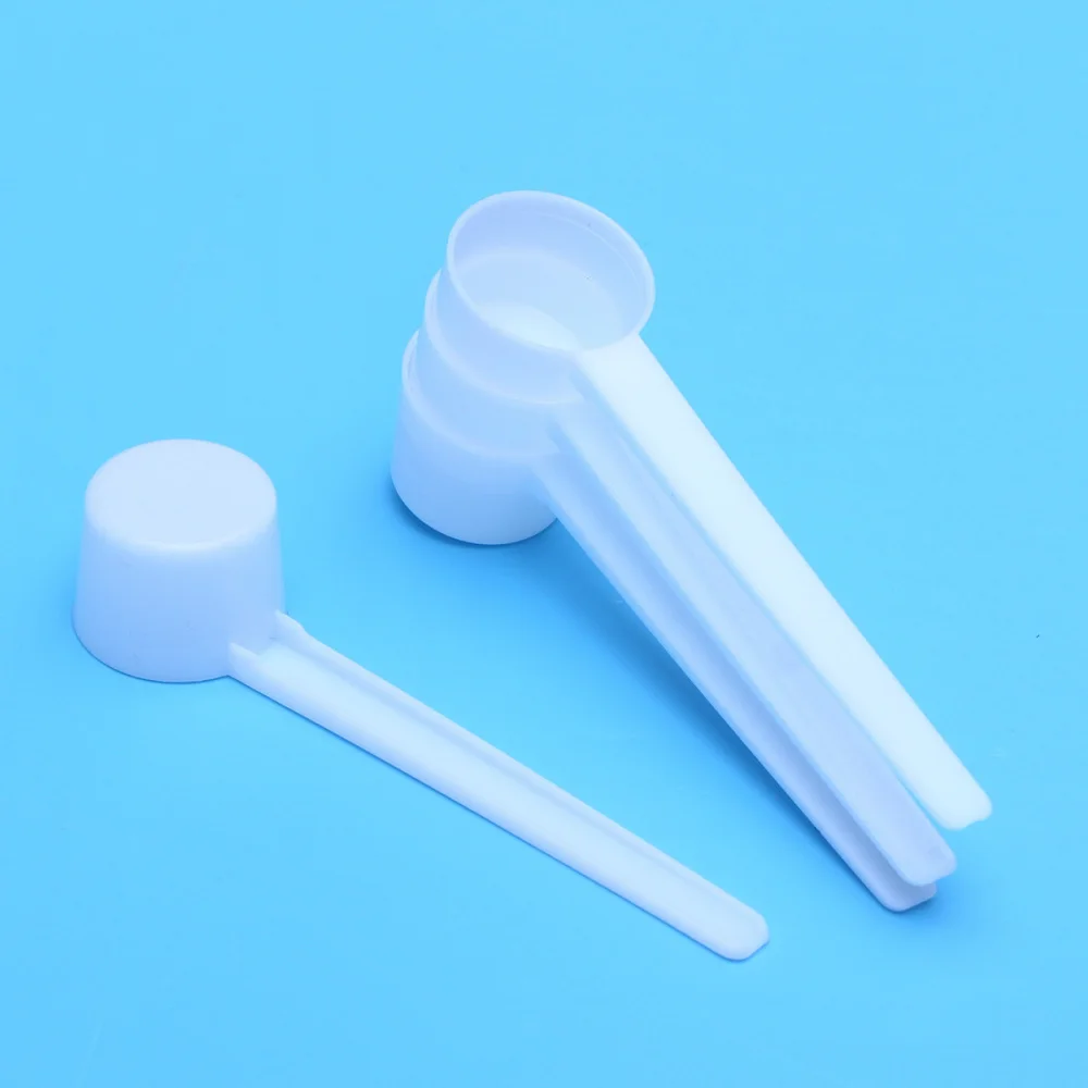 

10pcs 5g Coffee Measuring Spoon For Milk Powder Liquid Seasoning Refillable Reusable Compatible Scoops (White)