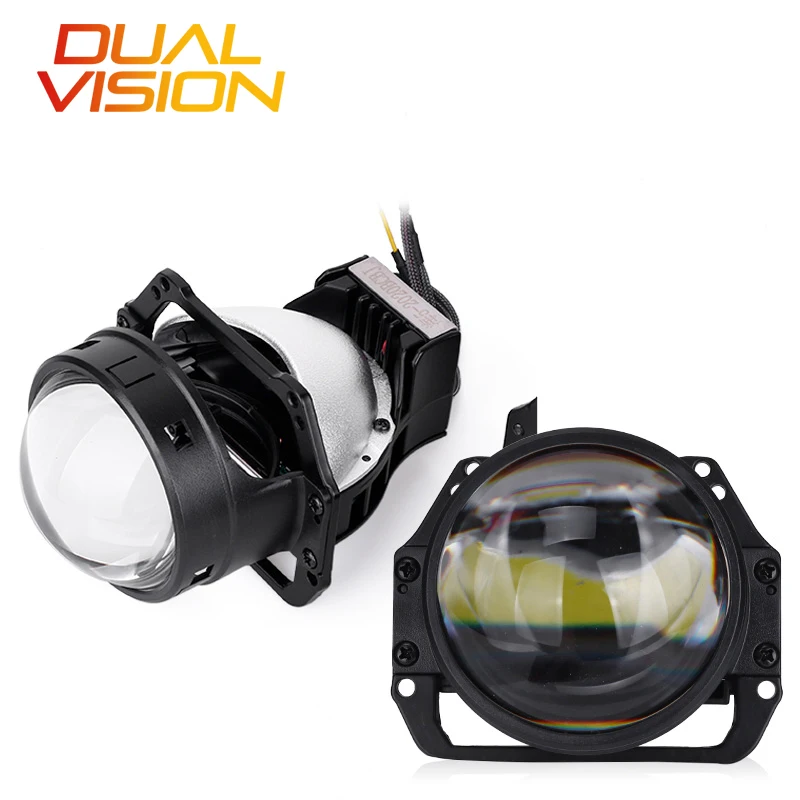 

Bi светодиодный объектив для проектора светодиодный ные линзы для фар 3,0 дюйма для фонарей Hella 3R G5, лампы «ангельские глазки», настройка фотоа...