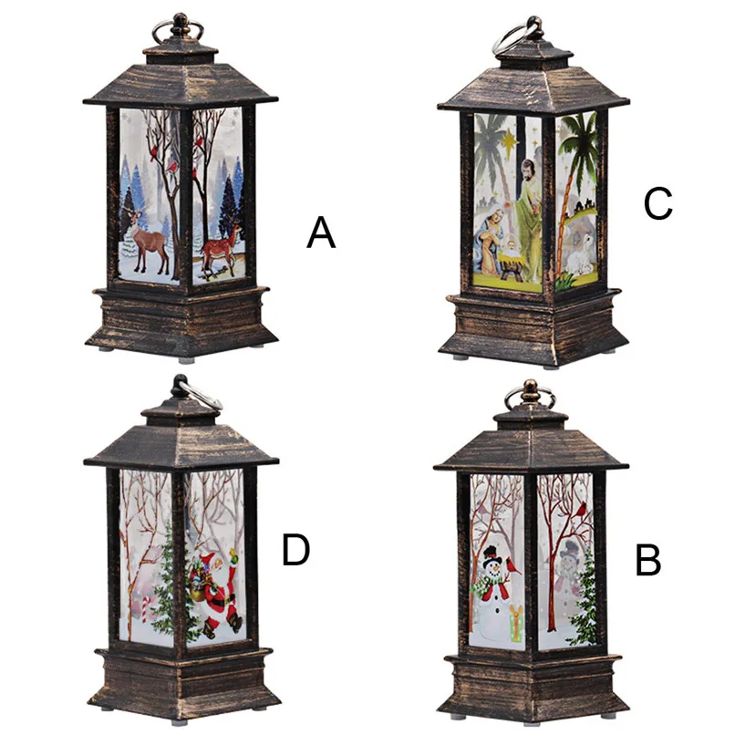 Подсвечники классический Фонари 1 шт. Рождество Чай светильник канделябры