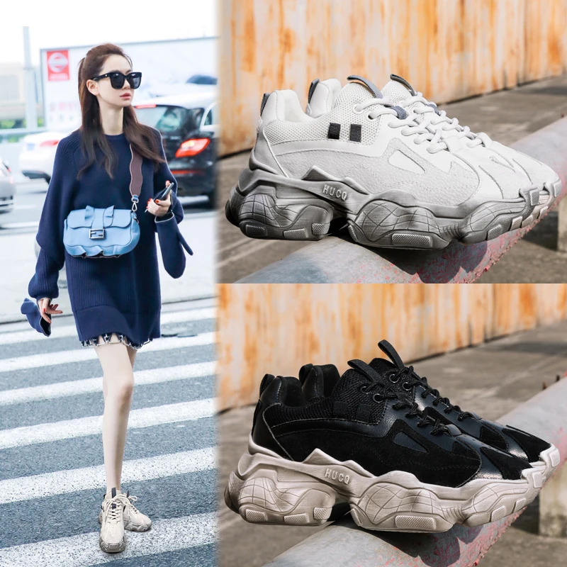 IGU/Повседневная обувь женские кроссовки на плоской платформе женская подошве