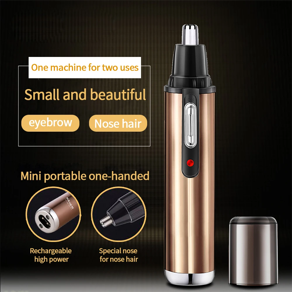 Зарядный триммер для волос в носу нож стрижки Безопасный инструмент ухода за