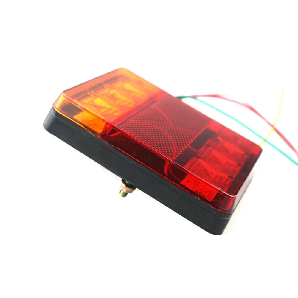 

Bulbs Turn Signal Light Replacement Accessories Trailer Waterproof 2Pcs 8 LED