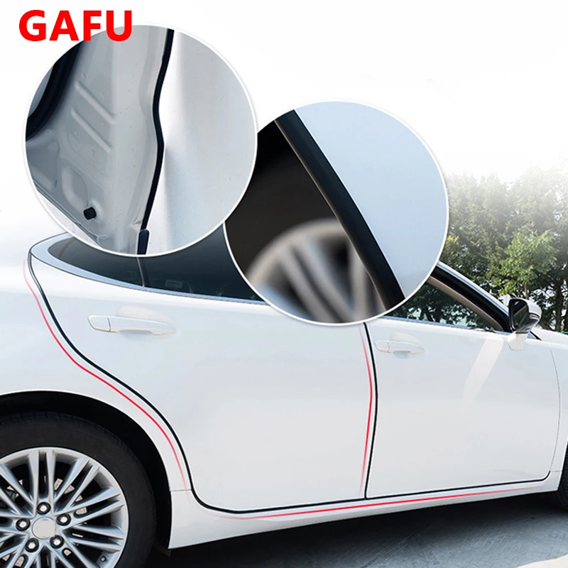 Автомобильный Стайлинг защитная полоса для защиты дверей резиновый край дверные