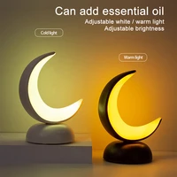 creative led moon fragrance lamp air aroma diffuser night light dimmable table lamp home bedroom essential oil fragrance lamp