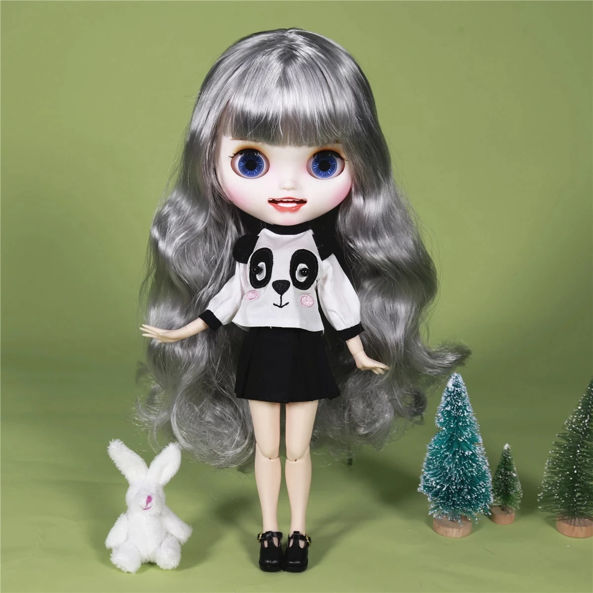 Ледяной DBS Blyth кукла игрушка наряд платье костюм Панда Милая юбка рубашка подарок