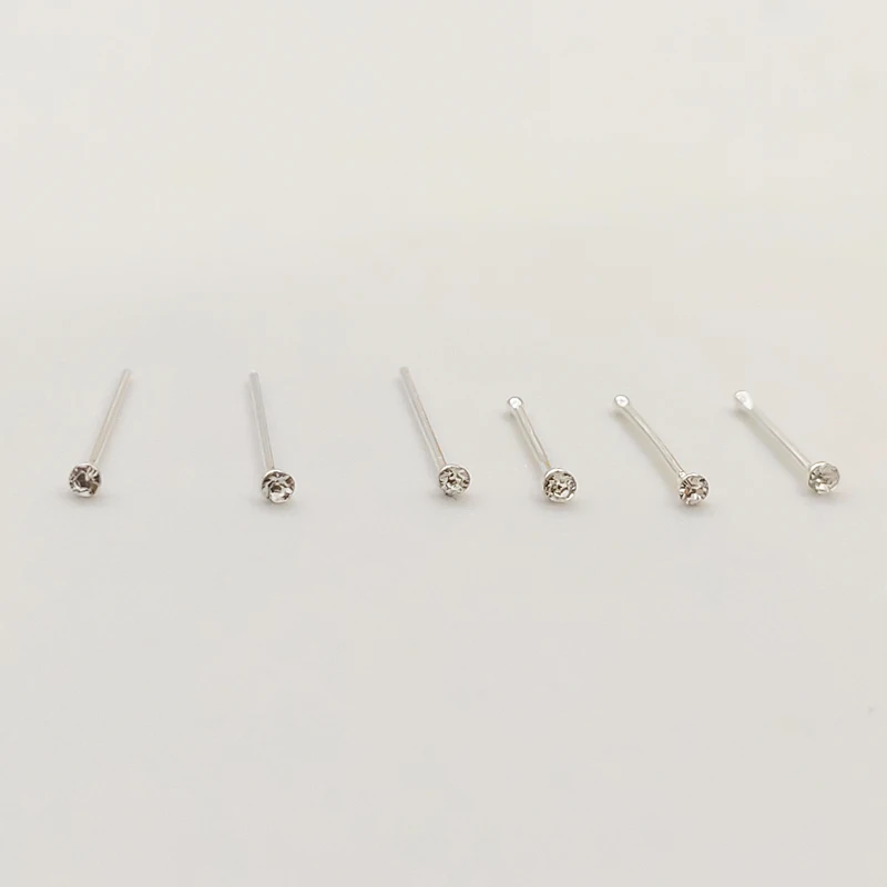 Серьги-гвоздики для пирсинга носа 1 2 мм | Украшения и аксессуары