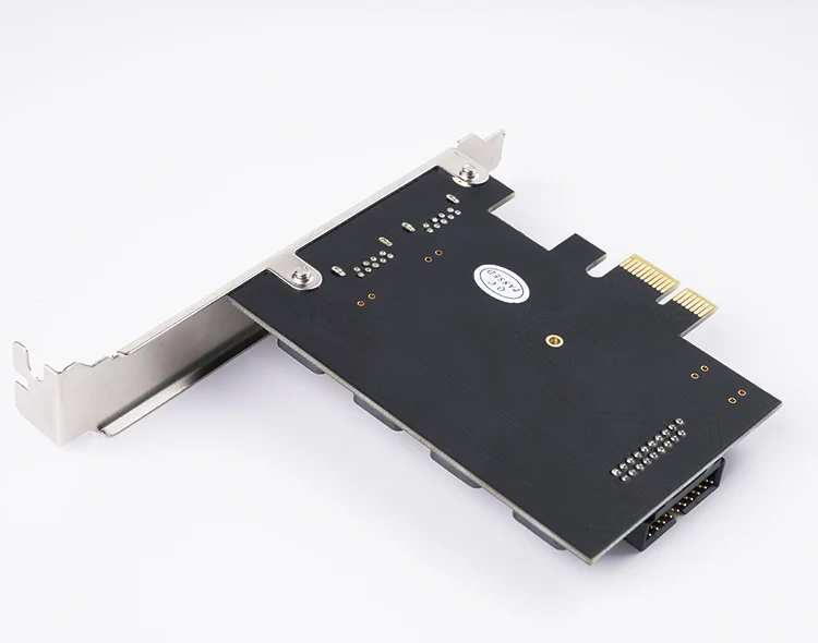ORICO 2 порта USB 3 0 PCI-E экспресс-карта PCIE к USB3.0 хаб 19pin фронтальная Расширительная