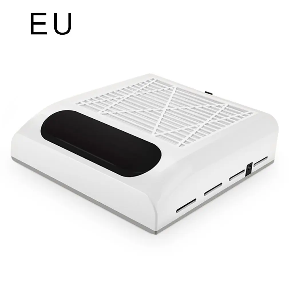 

80W Nail Dust Suction Dust Collector Fan Vacuum Cleaner Manicure Machine Tools Strong Power Nail Fan Art Manicure Salon Tools