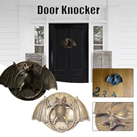 solid brass retro bats door knocker heavy duty doorknocker home front door decoration stock door hardware hardwarehome improvem