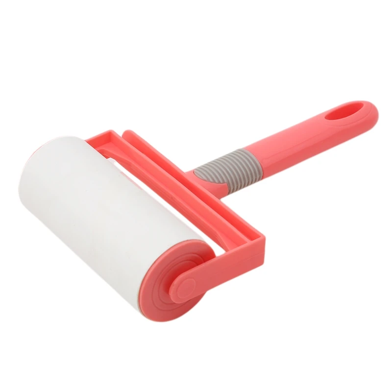 

High Quality With Handle Brush Dust Remover Sticky Clothes Pet Dog Hair Fabric Fluff Roller Cleaner Accessories