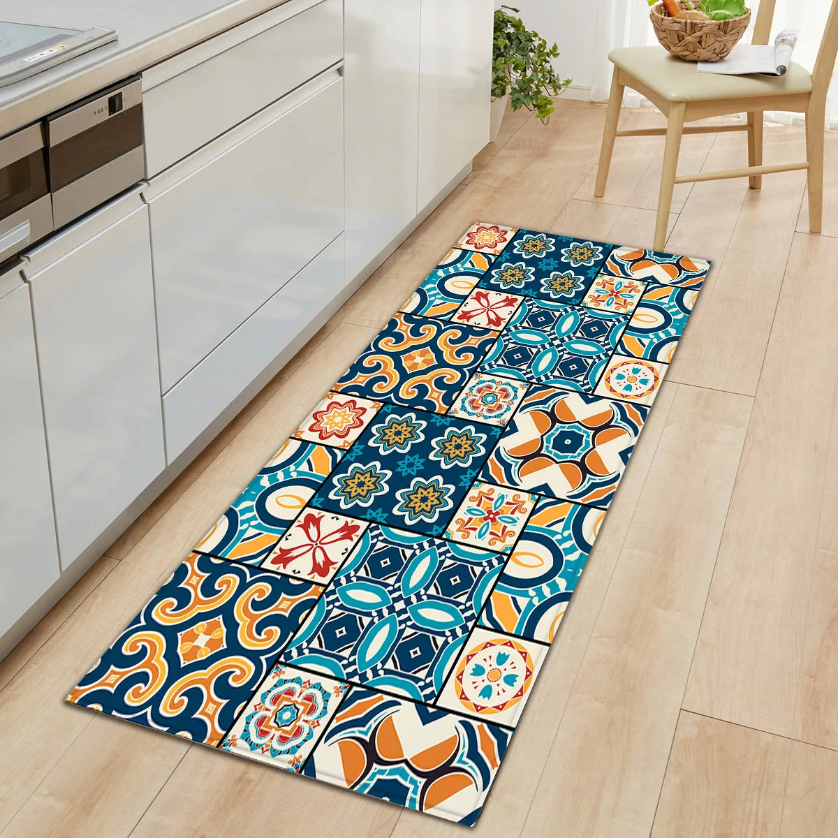 bohemia kitchen floor mat carpet non slip home entrance door mat rugs boho bathroom mat for living room kitchen bedroom free global shipping