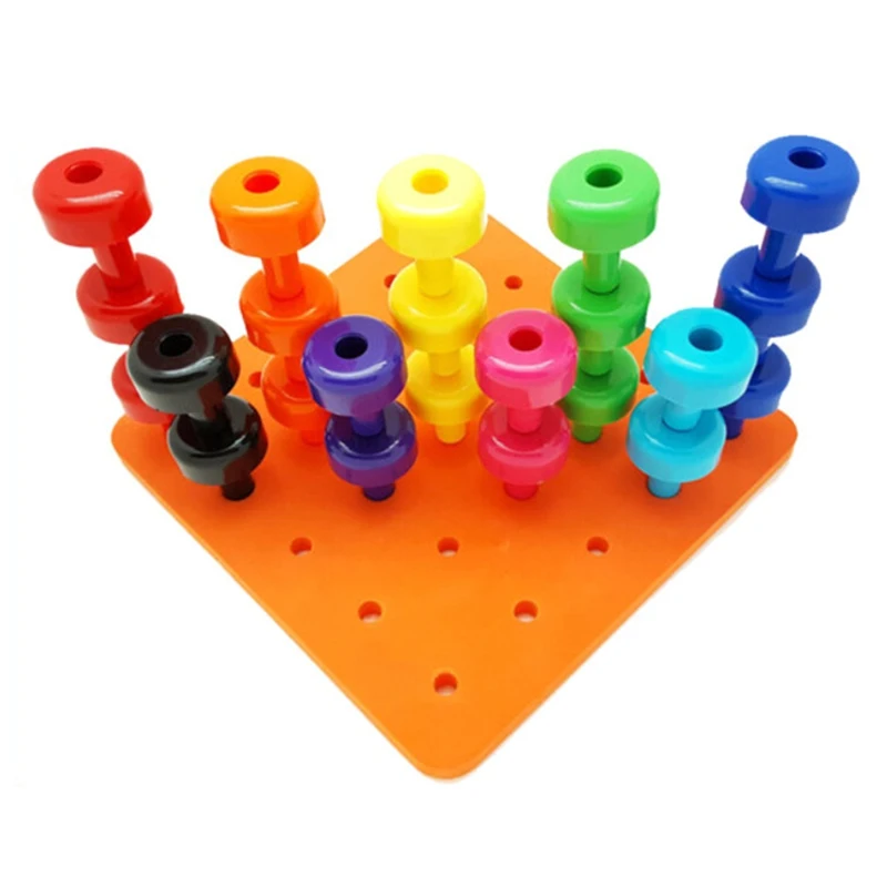 

3D Jigsaw Puzzle Board Educational Learning Toys for Children Kids Colorful Math Toys Play Chess Game School Memory Stick New