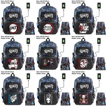 

IVYYE Kimetsu no Yaiba A253899 Anime Backpack Rucksacks Cartoon Backpacks Casual Schoolbags travel Knapsack Unisex